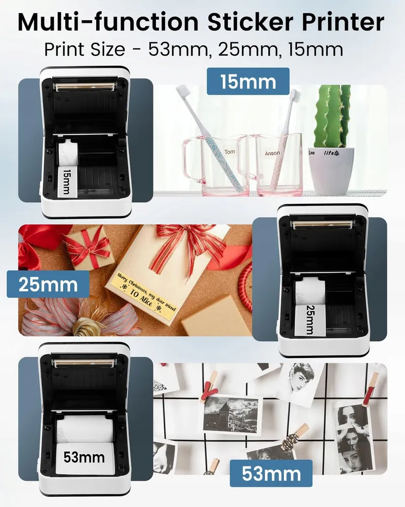 PHOMEMO M02 Pro Mini Thermische Printer 304 DPI iOS Android — foto 5