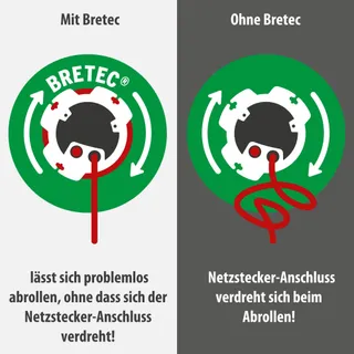 BRENNENSTUHL Garant Tuinkabelhaspel 25m IP44 Voor Grasmaaier Buiten — miniatuur 6