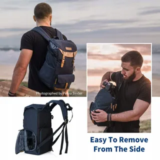 K&F CONCEPT Fotorugzak 20L Waterdicht Voor Camera En Laptop 15,6" — miniatuur 3