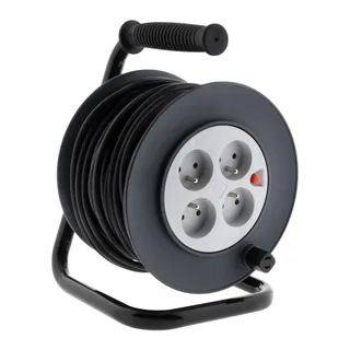 ZENITECH Kabelhaspel 4 Stopcontacten 16A 3G1,5mm² 20m — miniatuur 1