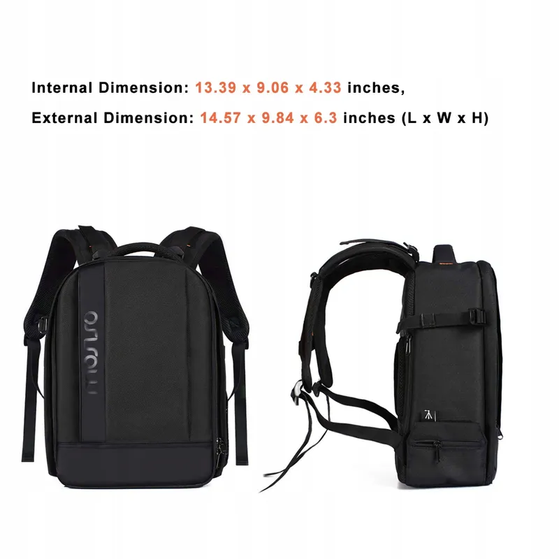 MOSISO Camerarugzak DSLR SLR Systeemcamera Modulaire Inzetstukken — foto 5