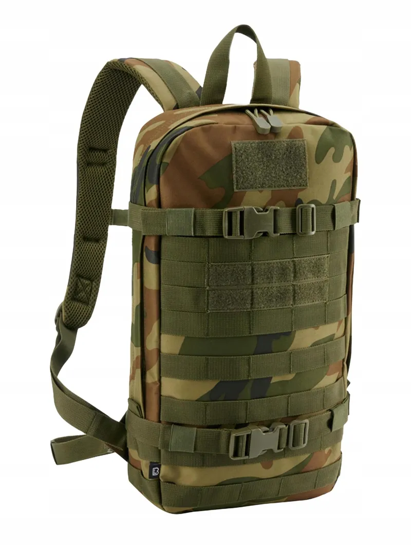 BRANDIT US Assault Daypack 12L Woodland Molle Outdoor — foto 1