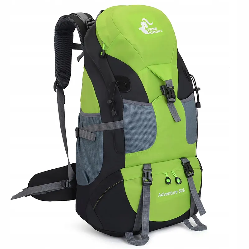 BSEASH 50L Lichtgewicht Waterdicht Wandelrugzak Outdoor Groen — foto 1