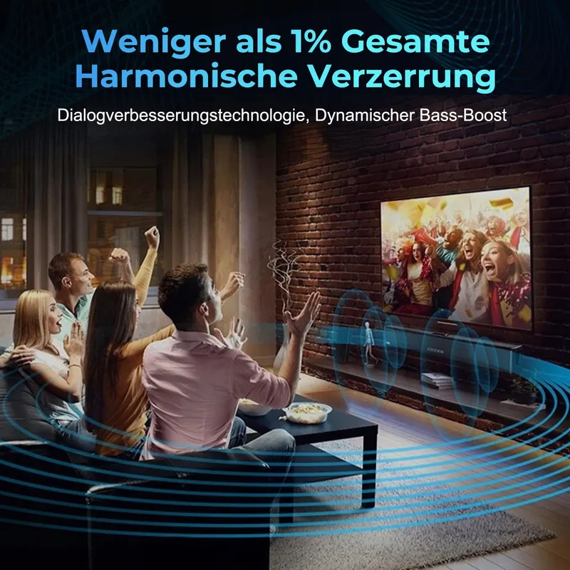 OXS Soundbar TV Bluetooth 5.0 3D Surround Bass Wandmontage — foto 2