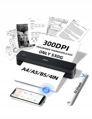 IDPRT MT610 Draagbare Thermische Printer Bluetooth iOS Android Laptop — miniatuur 1