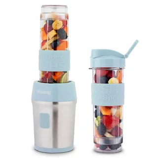 H.KOENIG SMOO16 Mini Blender 570ml 300W BPA-Vrij Blauw — miniatuur 2