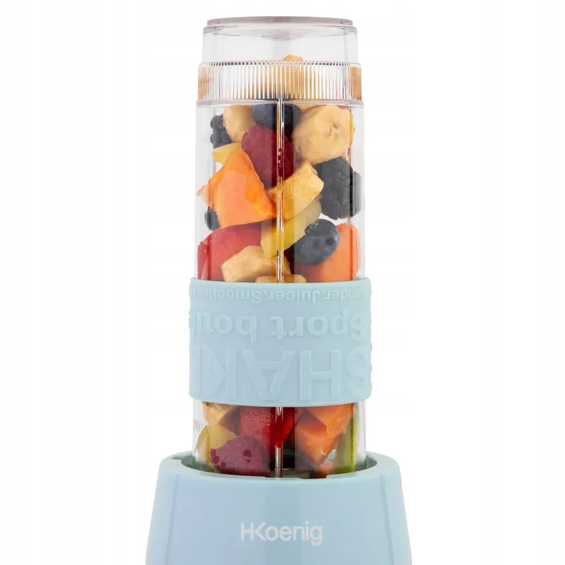 H.KOENIG SMOO16 Mini Blender 570ml 300W BPA-Vrij Blauw — foto 6