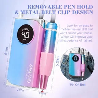 SAVILAND Nagelfrees 12-in-1 40000rpm Manicure Pedicure — miniatuur 7