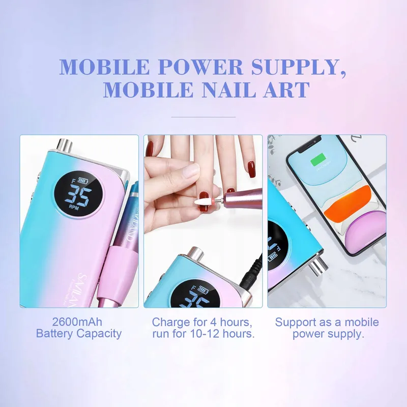 SAVILAND Nagelfrees 12-in-1 40000rpm Manicure Pedicure — foto 5