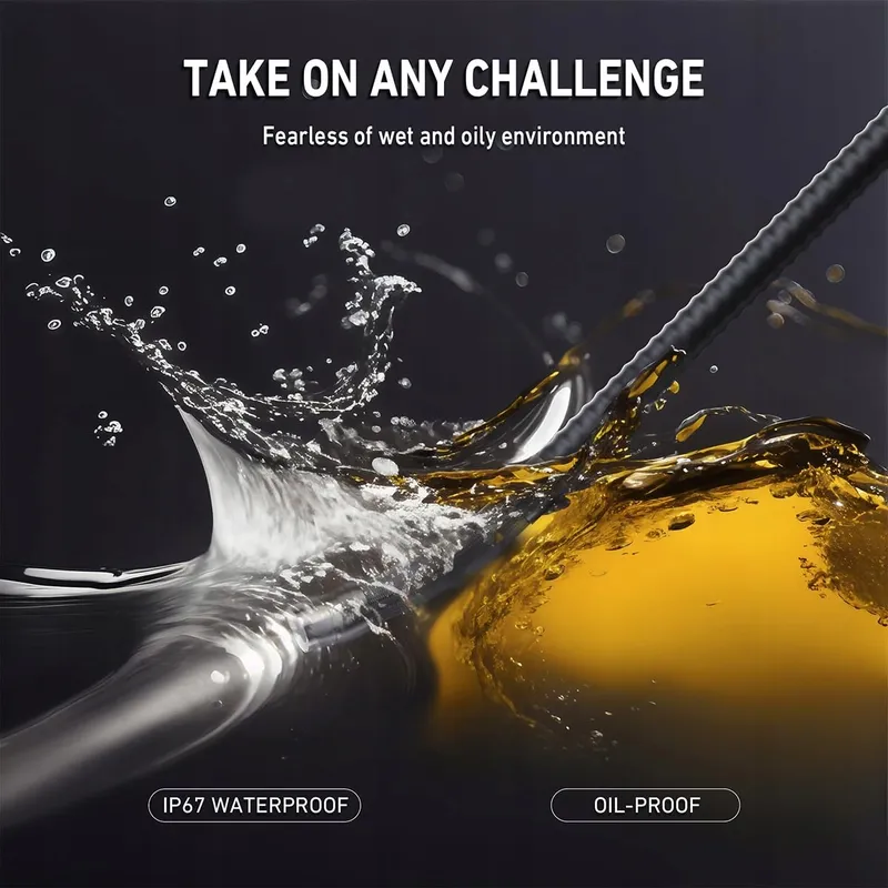 RALCAM Endoscoopcamera 8,5mm 4,3" HD 1080P IP67 Waterdicht — foto 7