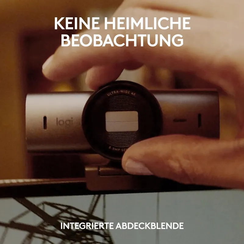 LOGITECH MX Brio 4K Ultra HD Webcam USB-C Ruisonderdrukking — foto 9