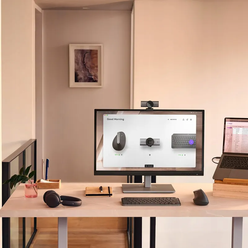 LOGITECH MX Brio 4K Ultra HD Webcam USB-C Ruisonderdrukking — foto 5