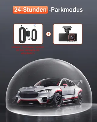 BESTSEE Dashcam 1080P Voor Achter Binnen 64GB SD-kaart WDR — miniatuur 7