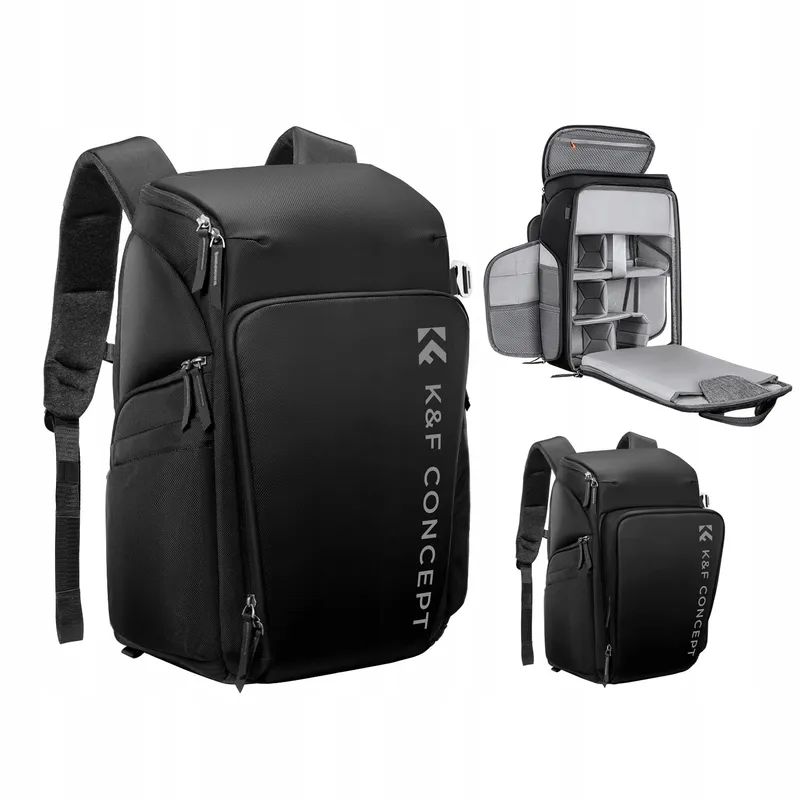 K&F CONCEPT Camera Rugzak 25L Met Laptopvak 16 Inch — foto 1