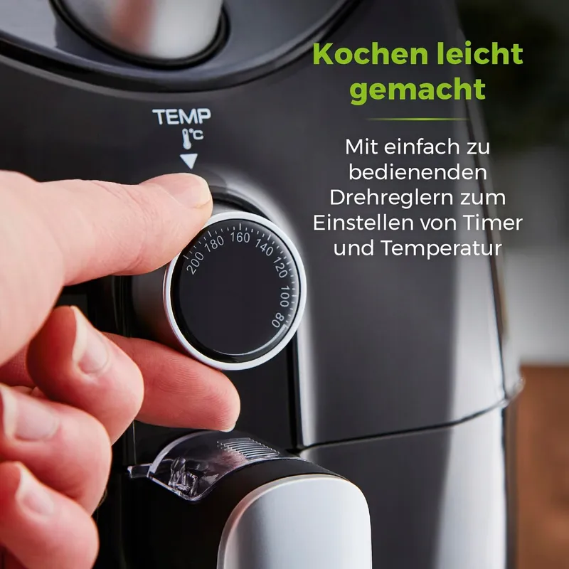 TOWER Airfryer 4,3L 1500W Familie Timer 60 Minuten — foto 8