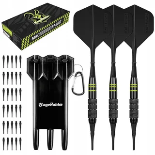 MAGERABBIT Dartset 18g Met Plastic Tips 3 Stuks — miniatuur 1