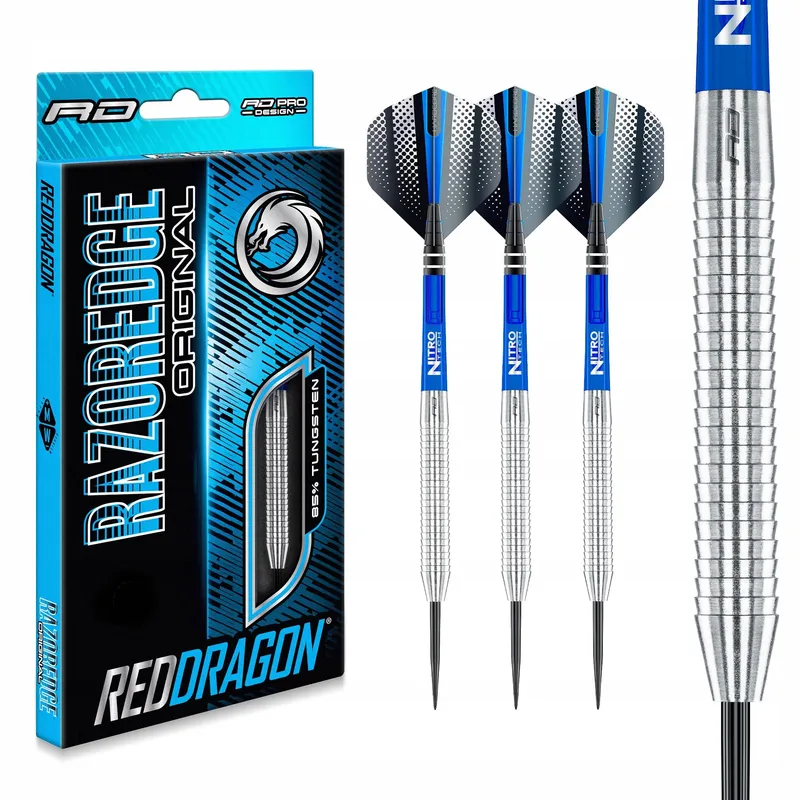 RED DRAGON Razor Edge Wolfraam Dartset 20g Met Flights — foto 1