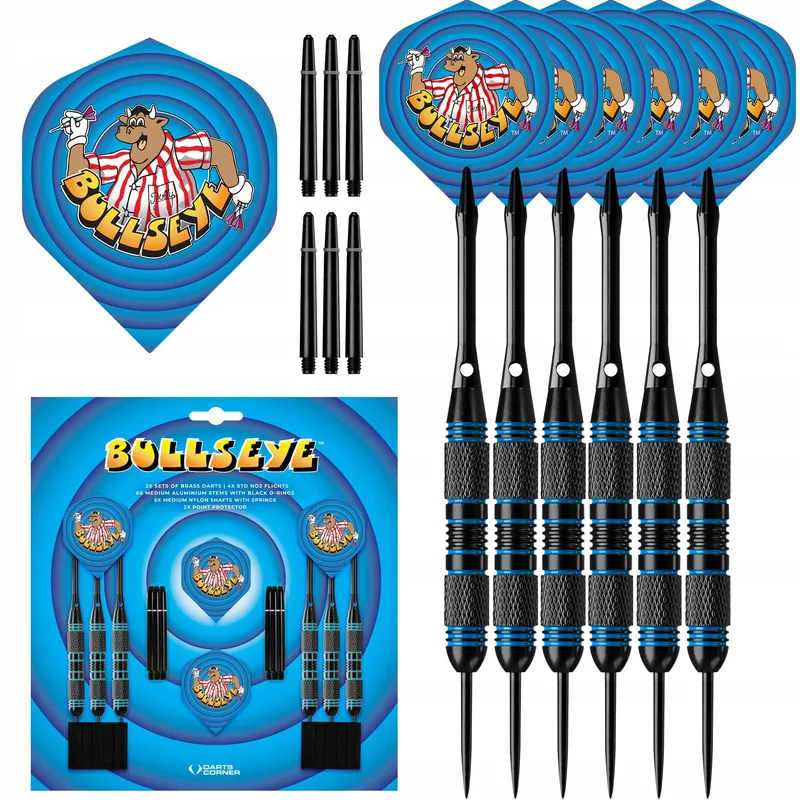 BULLSEYE Messing Darts Stalen Punt Geschenkset 2 Sets — foto 1