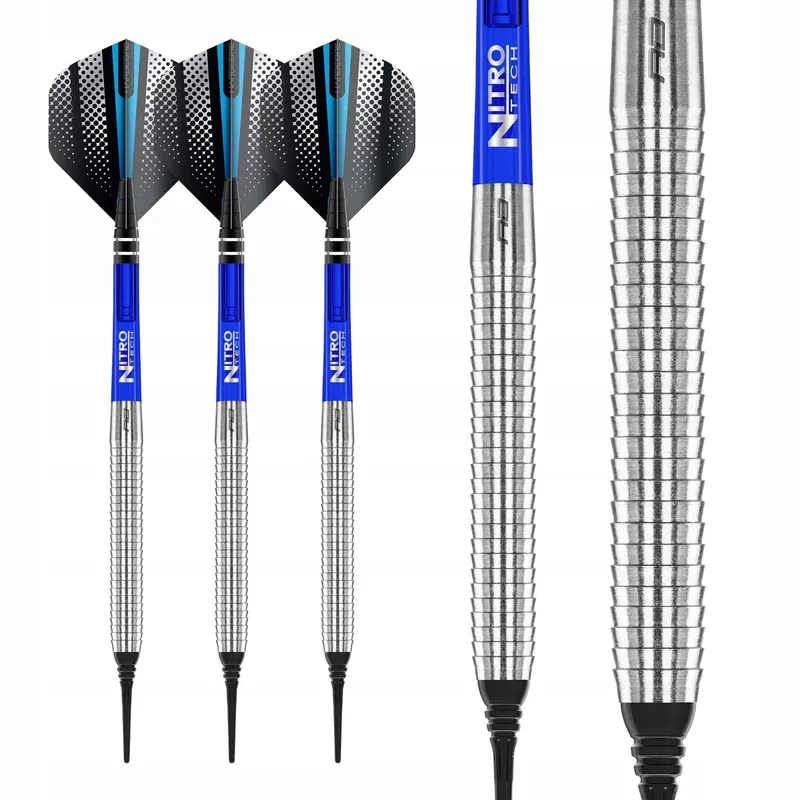 RED DRAGON Razor Edge 18g Softip Tungsten Dartset Professioneel — foto 7