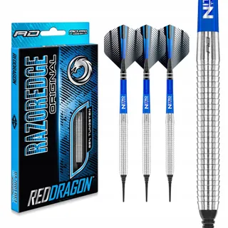 RED DRAGON Razor Edge 18g Softip Tungsten Dartset Professioneel — miniatuur 1
