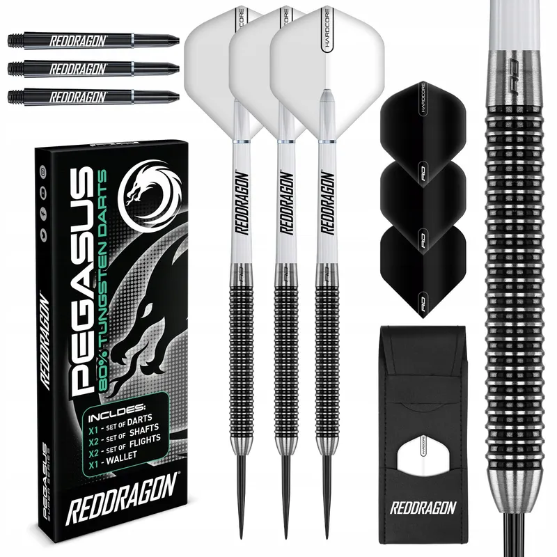 RED DRAGON Pegasus Steeltip Wolfraam Dartset 30g Accessoires — foto 1