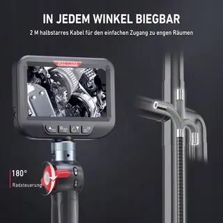 RALCAM Endoscoopcamera 8,5mm 4,3" HD 1080P IP67 Waterdicht 2M Kabel — miniatuur 2