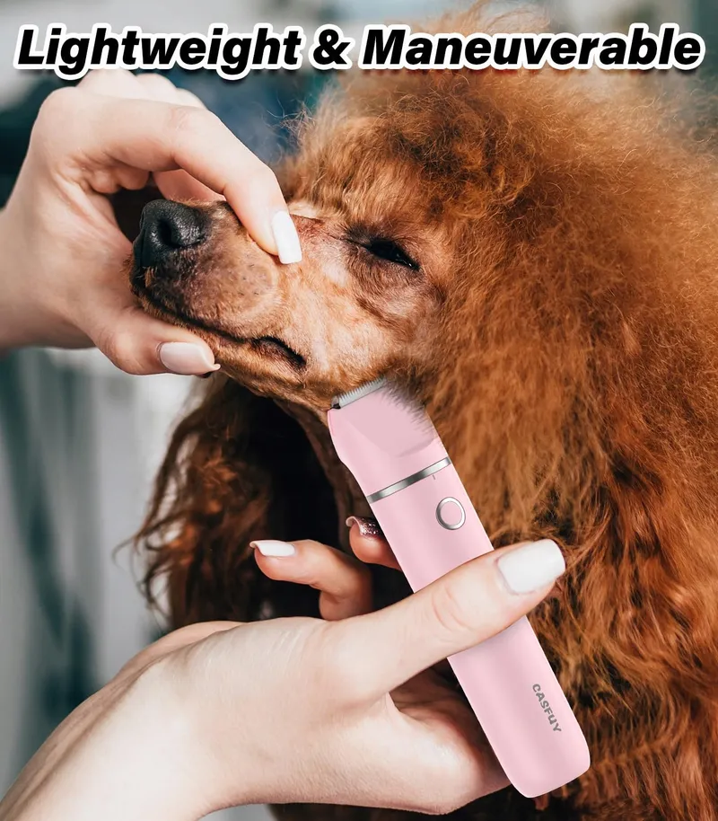 CASFUY Stille Draadloze Trimmer Poten Honden Katten USB — foto 5