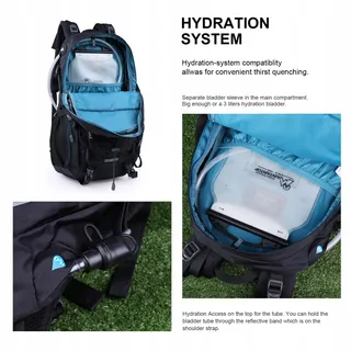 MOUNTAINTOP Wandelrugzak 40L met Regenhoes — miniatuur 6
