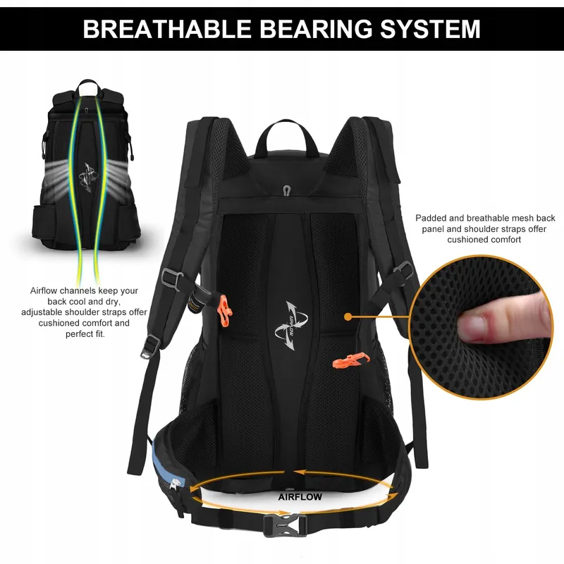 MOUNTAINTOP Wandelrugzak 40L met Regenhoes — foto 5