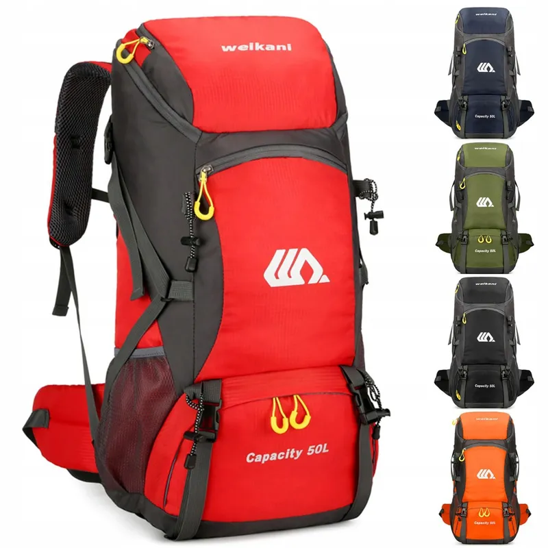 FAVUIT Wandelrugzak 50L Lichtgewicht Opvouwbaar Camping — foto 1