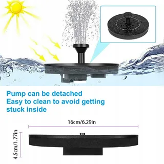 JSDOIN Solar Tuinfontein 6 Sproeiers Vijver Zwembad Terras — miniatuur 4