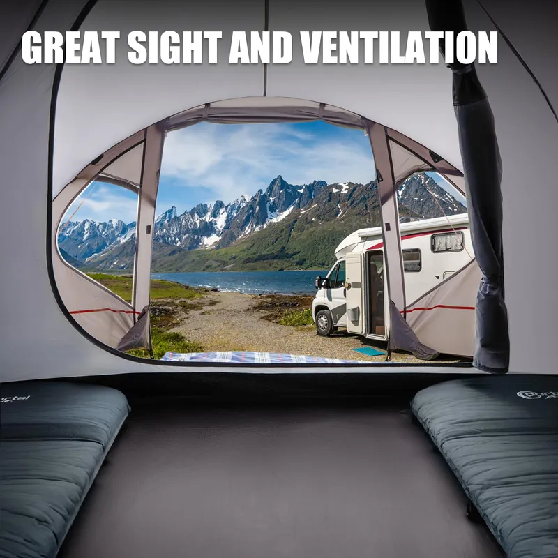 PORTAL Koepeltent 3-4 Personen Waterdicht 4000mm Camping — foto 6