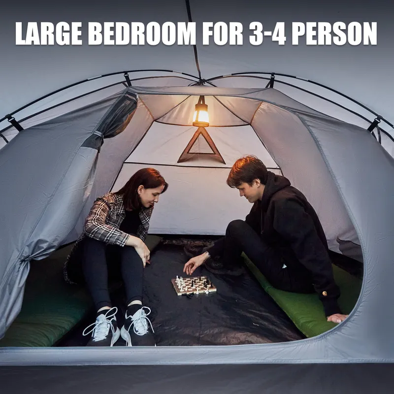 PORTAL Koepeltent 3-4 Personen Waterdicht 4000mm Camping — foto 7