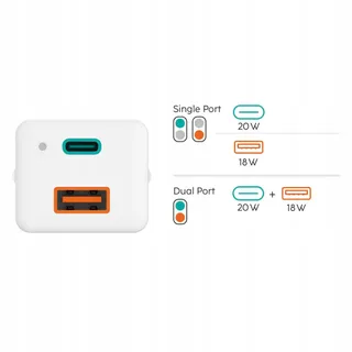 HAMA Snellader USB C En USB A 38W Voor Smartphones En Tablets — miniatuur 6