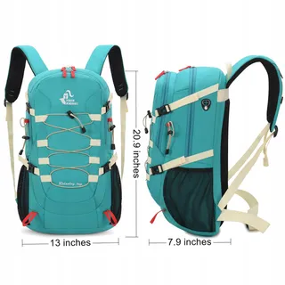 BSEASH Wandelrugzak 40L Waterdicht met Regenhoes — miniatuur 2