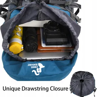 BSEASH Wandelrugzak 60L Waterdicht Licht Reizen Blauw — miniatuur 3