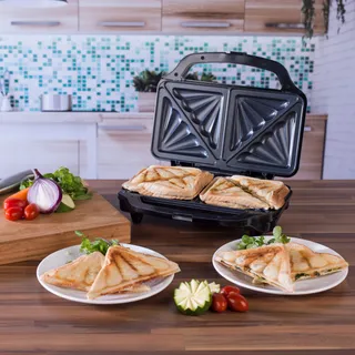 SALTER Sandwichtoaster 900W Antiaanbak Automatische Controle — miniatuur 6