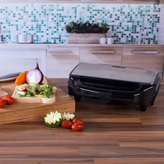 SALTER Sandwichtoaster 900W Antiaanbak Automatische Controle — miniatuur 7
