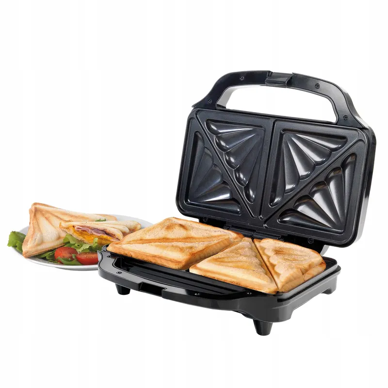 SALTER Sandwichtoaster 900W Antiaanbak Automatische Controle β foto 2