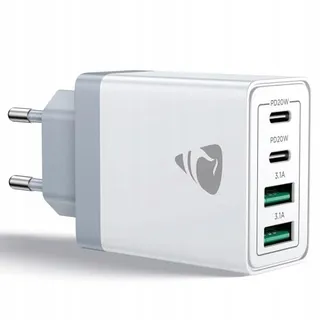 AIONEUS USB C Oplader 4 Poorten Snelladen 40W iPhone Android