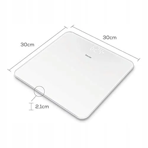 BEURER GS 225 Witte Digitale Weegschaal Magic Display — foto 4