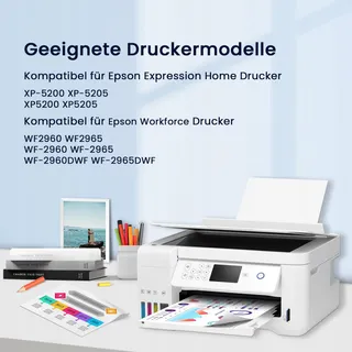 HOOKINK 503XL Inktcartridges Epson Expression Home Workforce Zwart — miniatuur 2