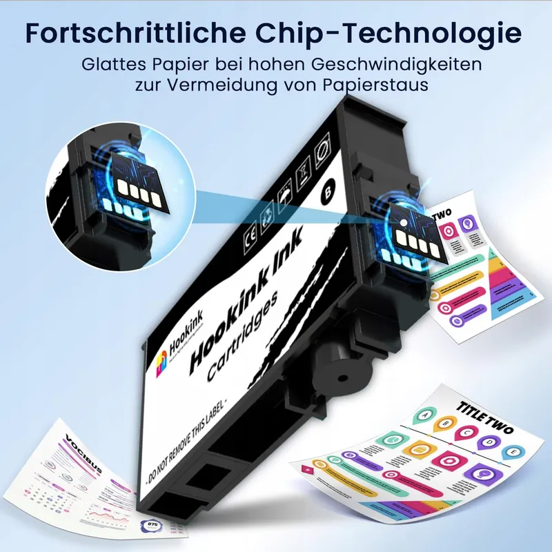 HOOKINK 503XL Inktcartridges Epson Expression Home Workforce Zwart — foto 4