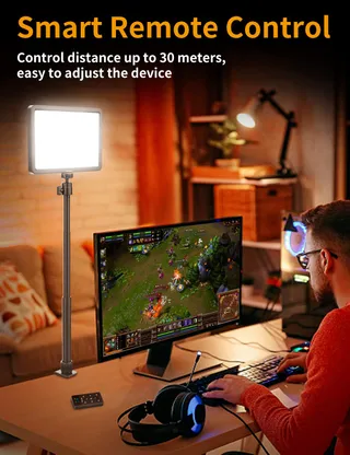 ULANZI K20 LED Videolamp Afstandsbediening 600lm 10W 2500K-9000K — miniatuur 5