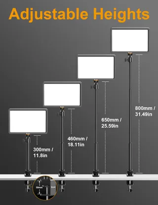 ULANZI K20 LED Videolamp Afstandsbediening 600lm 10W 2500K-9000K — miniatuur 7