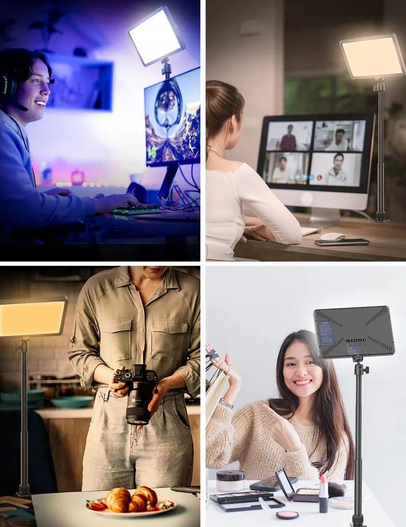 ULANZI K20 LED Videolamp Afstandsbediening 600lm 10W 2500K-9000K — foto 6