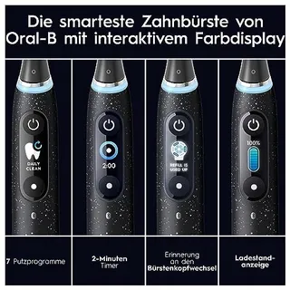 ORAL-B iO Series 10 Plus Tandenborstel 3 Opzetstukken Etui Zwart — miniatuur 8