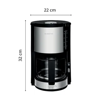 KRUPS Pro Aroma Plus Koffiezetapparaat 10 Kopjes Zwart RVS — miniatuur 7