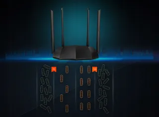 TENDA AC8 Router Dualband 867+300Mbit/s 2,4GHz 4x6dBi Antennes — miniatuur 15