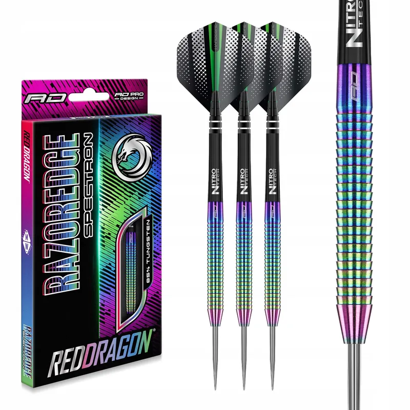 RED DRAGON Razor Edge Spectron 23g Stalen Dartpijlen — foto 1